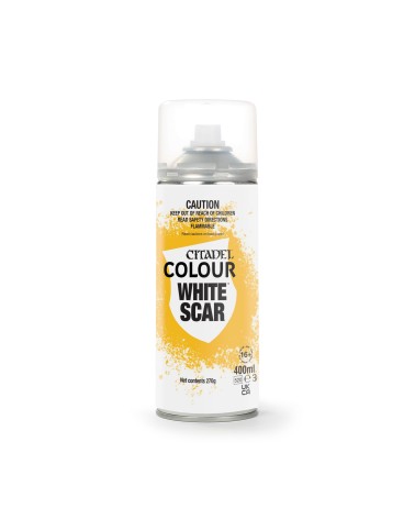 WHITE SCAR SPRAY PAINT