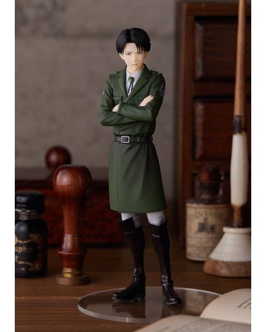 Attack on Titan Estatua PVC Pop Up Parade Levi 17 cm