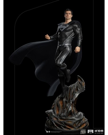 Zack Snyder's Justice League Estatua Art Scale 1/4 Superman Black Suit 69 cm