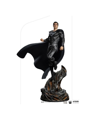 Zack Snyder's Justice League Estatua Art Scale 1/4 Superman Black Suit 69 cm