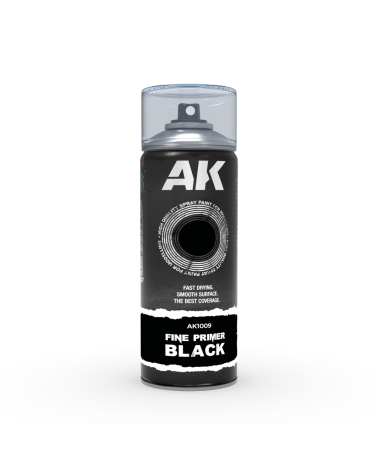 FINE PRIMER BLACK SPRAY 400ML