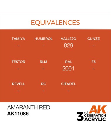 AMARANTH RED (17ML) - STANDARD COLOR