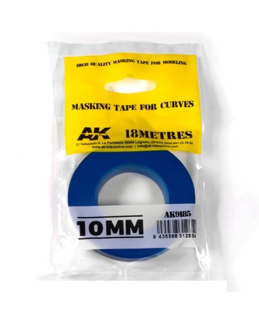 BLUE MASKING TAPE FOR CURVES 10MM