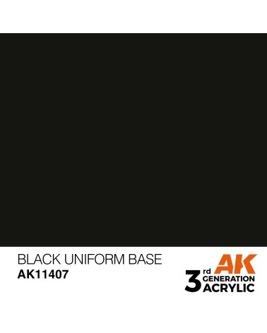 BLACK UNIFORM BASE (17ML) - FIGURES COLOR