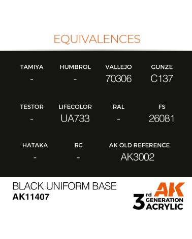 BLACK UNIFORM BASE (17ML) - FIGURES COLOR