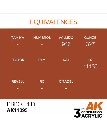 BRICK RED (17ML) - STANDARD COLOR