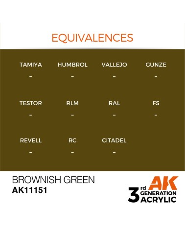 BROWNISH GREEN (17ML) - STANDARD COLOR