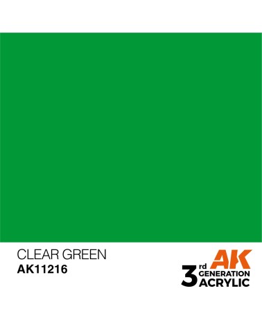 CLEAR GREEN (17ML) - STANDARD COLOR