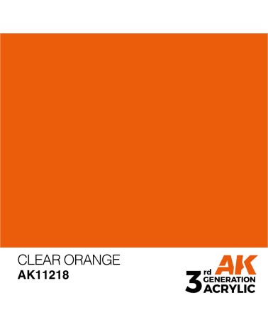 CLEAR ORANGE (17ML) - STANDARD COLOR