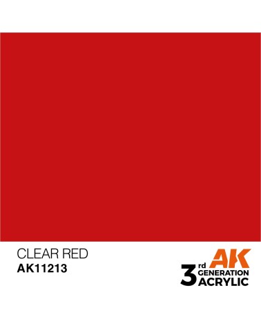 CLEAR RED (17ML) - STANDARD COLOR