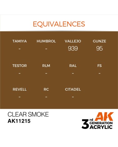 CLEAR SMOKE (17ML) - STANDARD COLOR