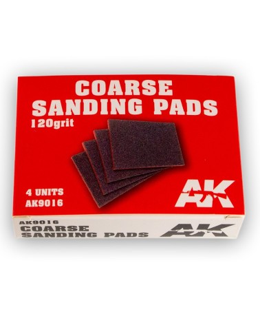 COARSE SANDING PADS 120 GRIT (4 UNITS)