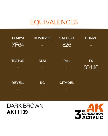 DARK BROWN (17ML) - STANDARD COLOR