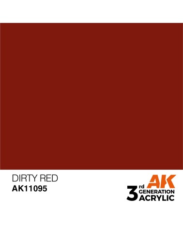 DIRTY RED (17ML) - STANDARD COLOR