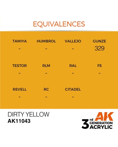 DIRTY YELLOW (17ML) - STANDARD COLOR