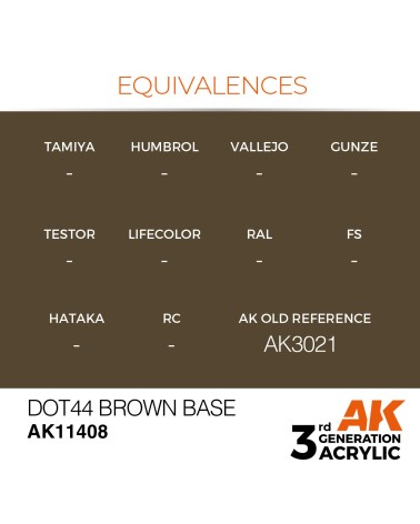 DOT44 BROWN BASE (17ML) - FIGURES COLOR