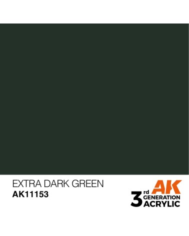 EXTRA DARK GREEN (17ML) - STANDARD COLOR