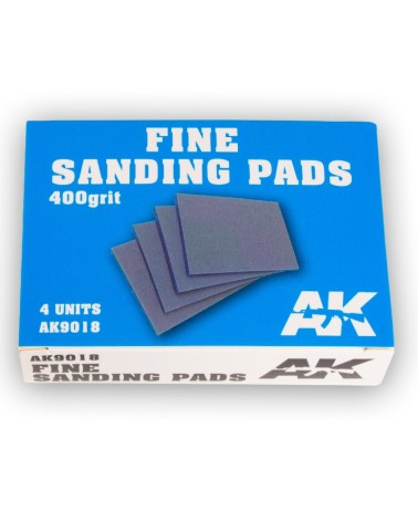 FINE SANDING PADS 400 GRIT (4 UNITS)