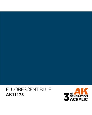 FLUORESCENT BLUE (17ML) - STANDARD COLOR