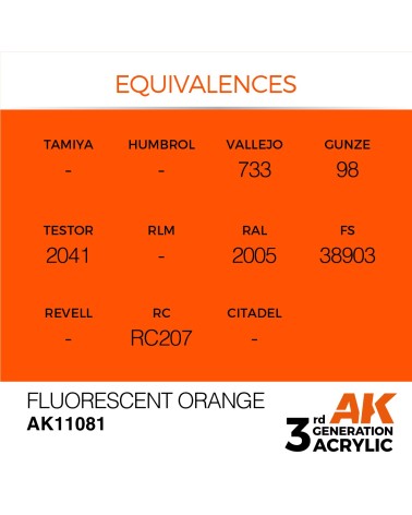 FLUORESCENT ORANGE (17ML) - STANDARD COLOR