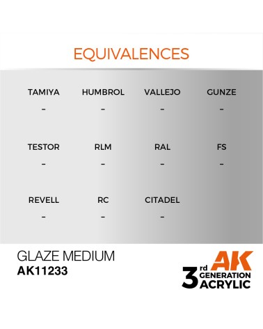 GLAZE MEDIUM (17ML) - AUXILIRY COLOR