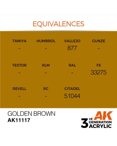 GOLDEN BROWN (17ML) - STANDARD COLOR