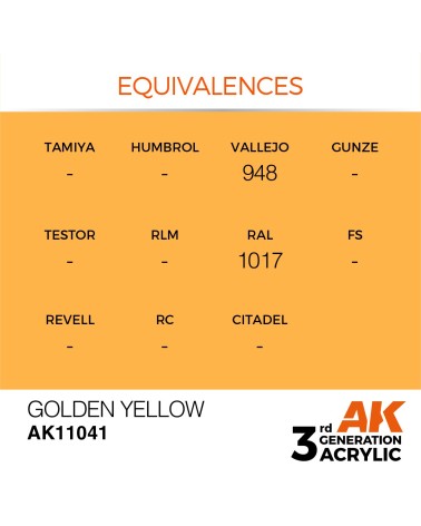 GOLDEN YELLOW (17ML) - STANDARD COLOR