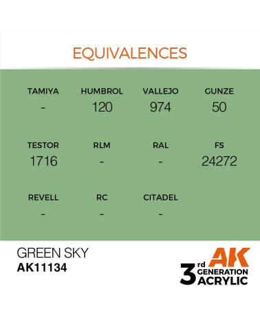 GREEN SKY (17ML) - STANDARD COLOR