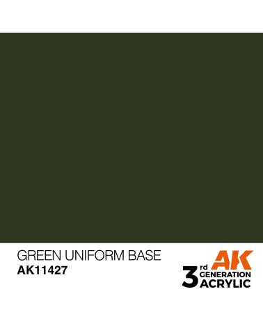 GREEN UNIFORM BASE (17ML) - FIGURES COLOR