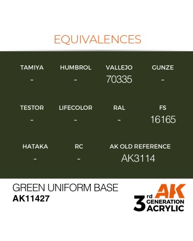 GREEN UNIFORM BASE (17ML) - FIGURES COLOR