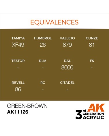 GREEN-BROWN (17ML) - STANDARD COLOR