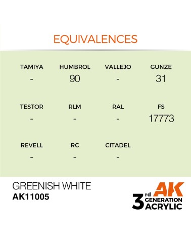 GREENISH WHITE (17ML) - STANDARD COLOR