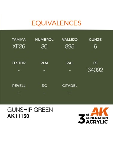 GUNSHIP GREEN (17ML) - STANDARD COLOR