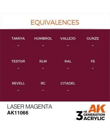 LASER MAGENTA 17ML - STANDARD COLOR