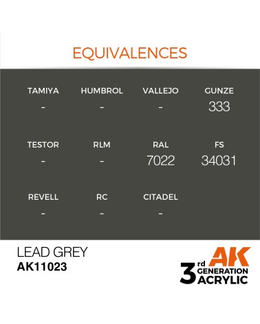 LEAD GREY (17ML) - STANDARD COLOR