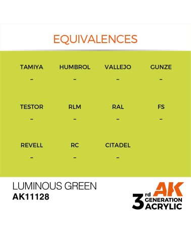 LUMINOUS GREEN (17ML) - STANDARD COLOR