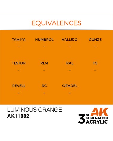 LUMINOUS ORANGE (17ML) - STANDARD COLOR