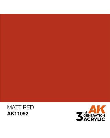 MATT RED (17ML) - STANDARD COLOR