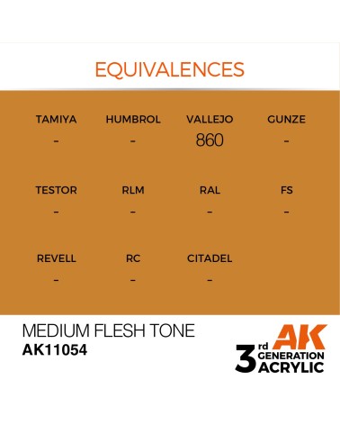 MEDIUM FLESH TONE (17ML) - STANDARD COLOR