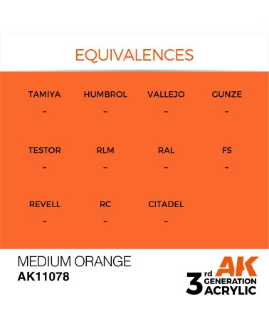 MEDIUM ORANGE (17ML) - STANDARD COLOR