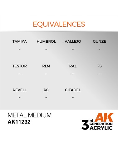 METAL MEDIUM (17ML) - AUXILIRY COLOR