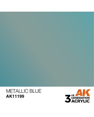 METALLIC BLUE (17ML) - METALLIC COLOR