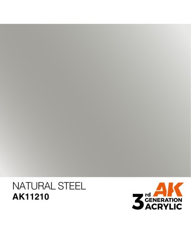 NATURAL STEEL (17ML) - METALLIC COLOR