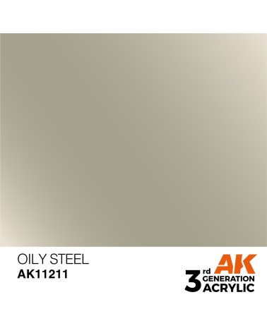 OILY STEEL (17ML) - METALLIC COLOR