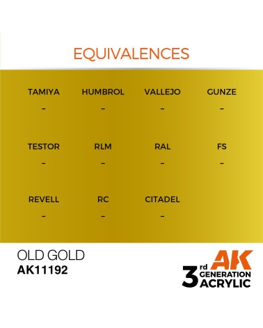 OLD GOLD (17ML) - METALLIC COLOR