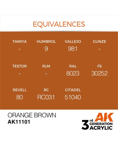 ORANGE BROWN (17ML) - STANDARD COLOR