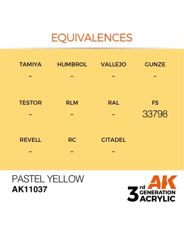 PASTEL YELLOW (17ML) - PASTEL COLOR