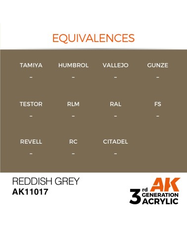 REDDISH GREY (17ML) - STANDARD COLOR