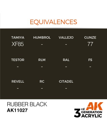 RUBBER BLACK (17ML) - STANDARD COLOR