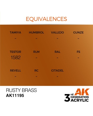 RUSTY BRASS (17ML) - METALLIC COLOR